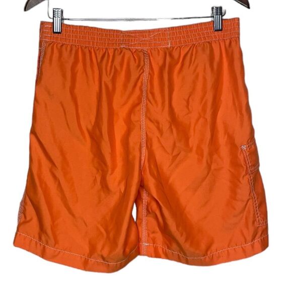 American Eagle Orange lined Swimming Trunks size Small - Picture 2 of 4